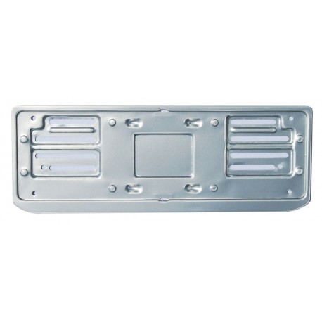 ART. 43A Portatarga universale anteriore in acciaio 