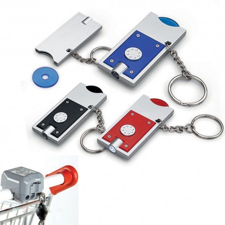 ART. 40 Portachiavi con luce led, batteria inclusa